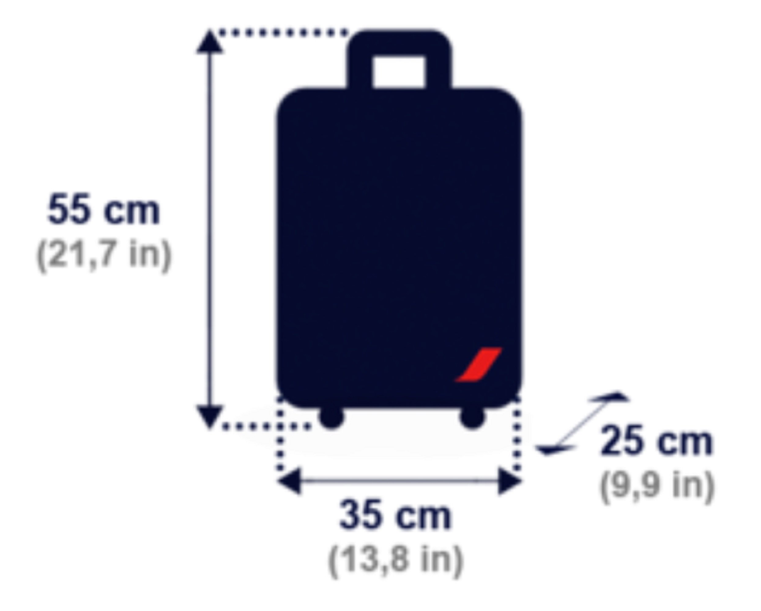 mesura maleta Air France - Air France