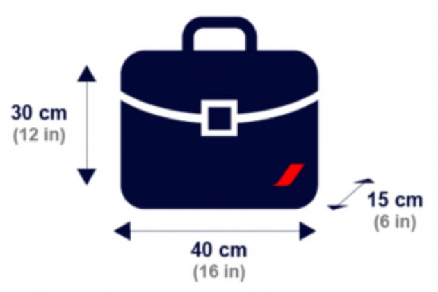 Cuál el equipaje aceptado por Air France?