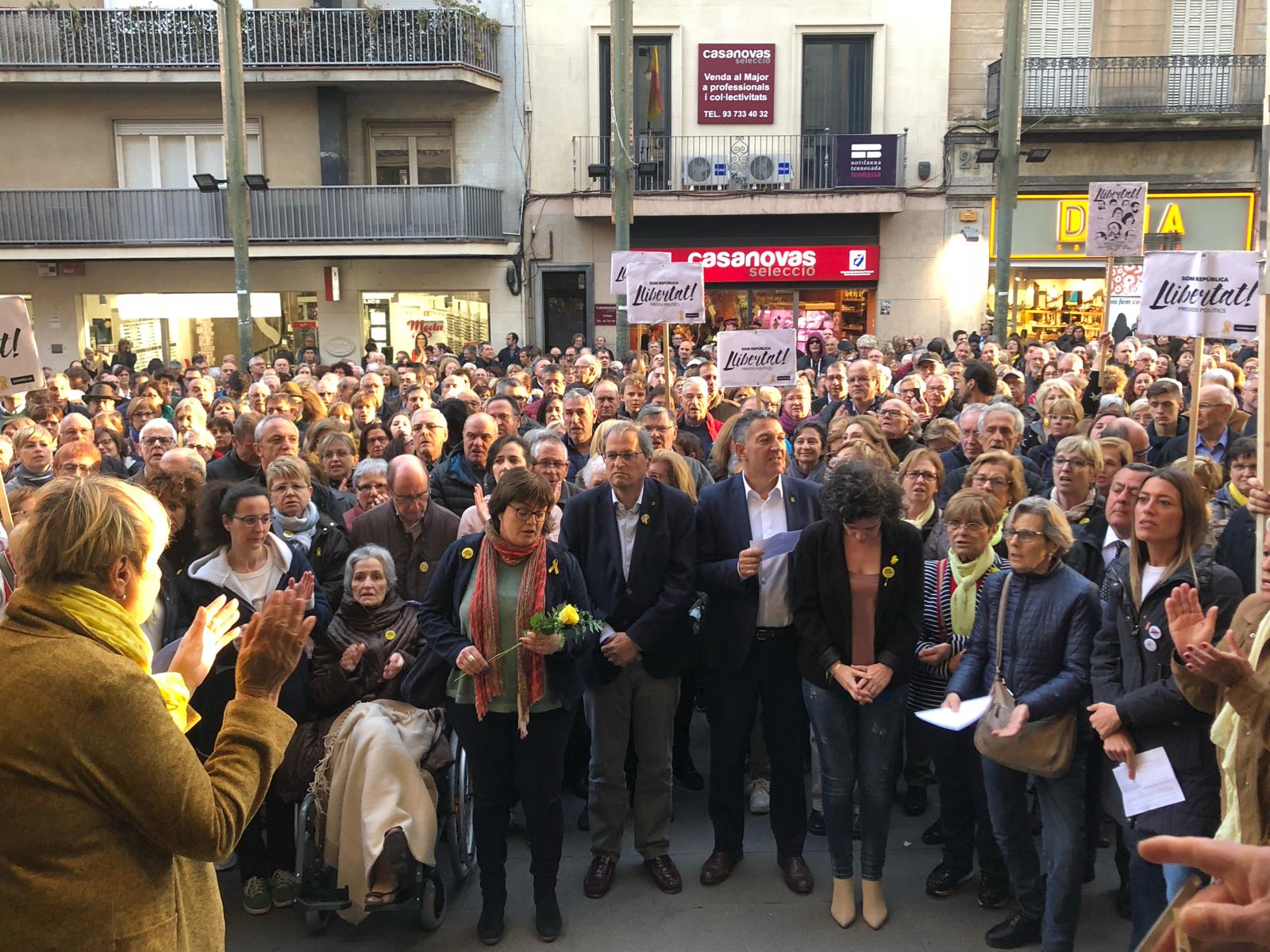 Torra: "Decidle fuerte a Pedro Sánchez, ¡hemos perdido el miedo!"