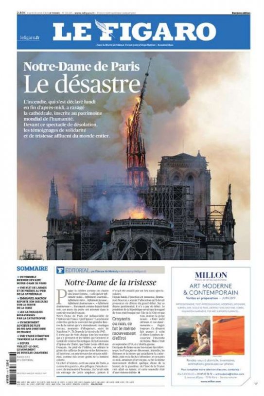 Portada Figaro Notre Dame