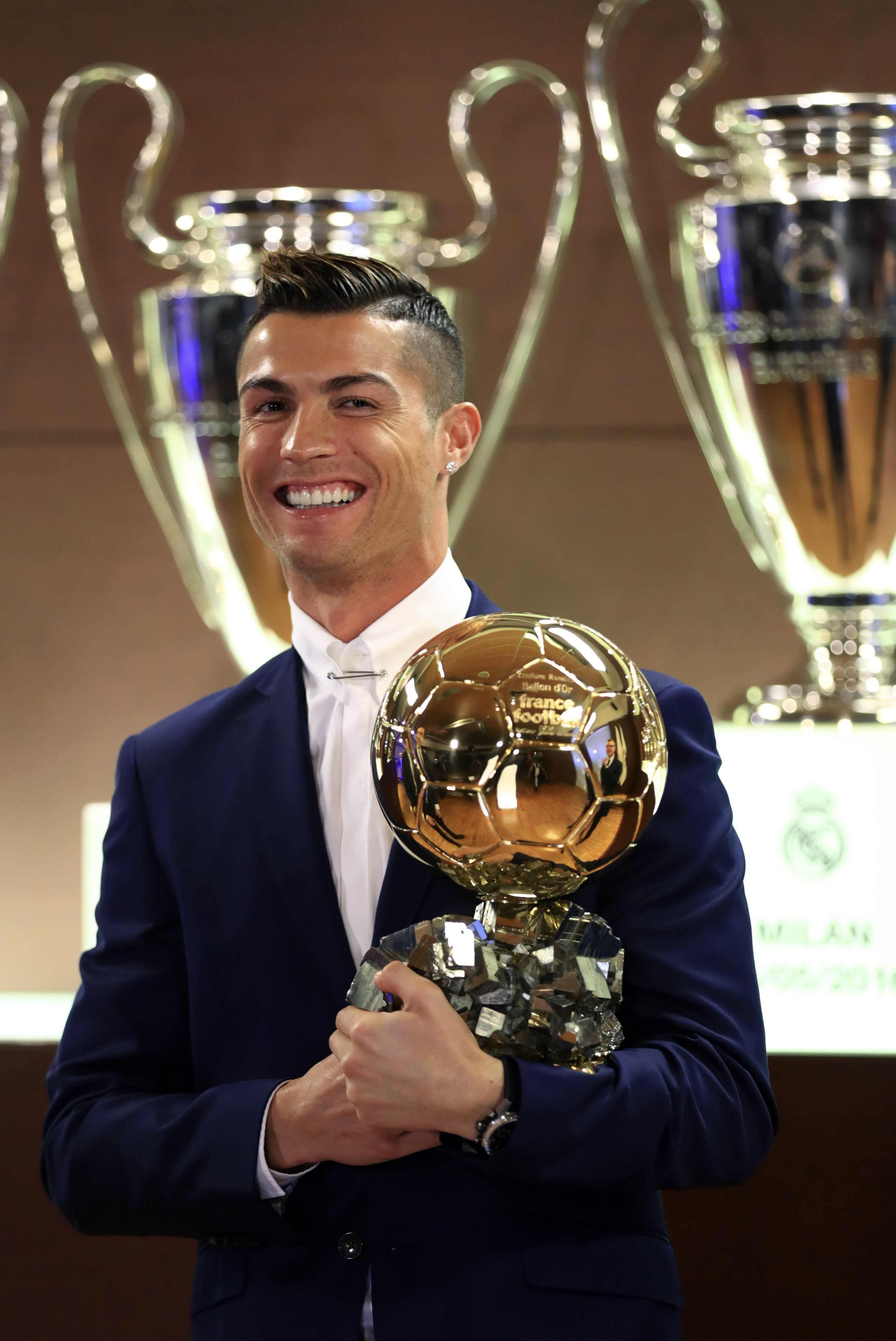Cristiano Ronaldo Pilota d'Or 2 Efe