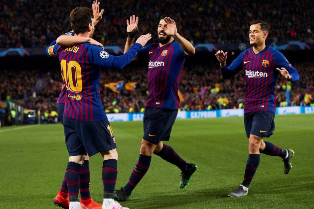 messi suarez coutinho barça efe messi suarez coutinho barça efe