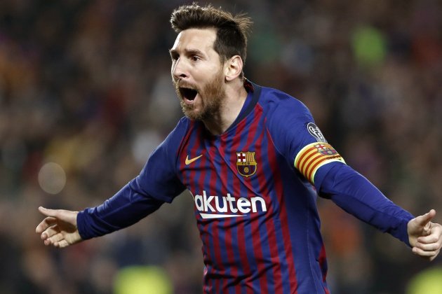 Messi celebración Gol Barça United EFE