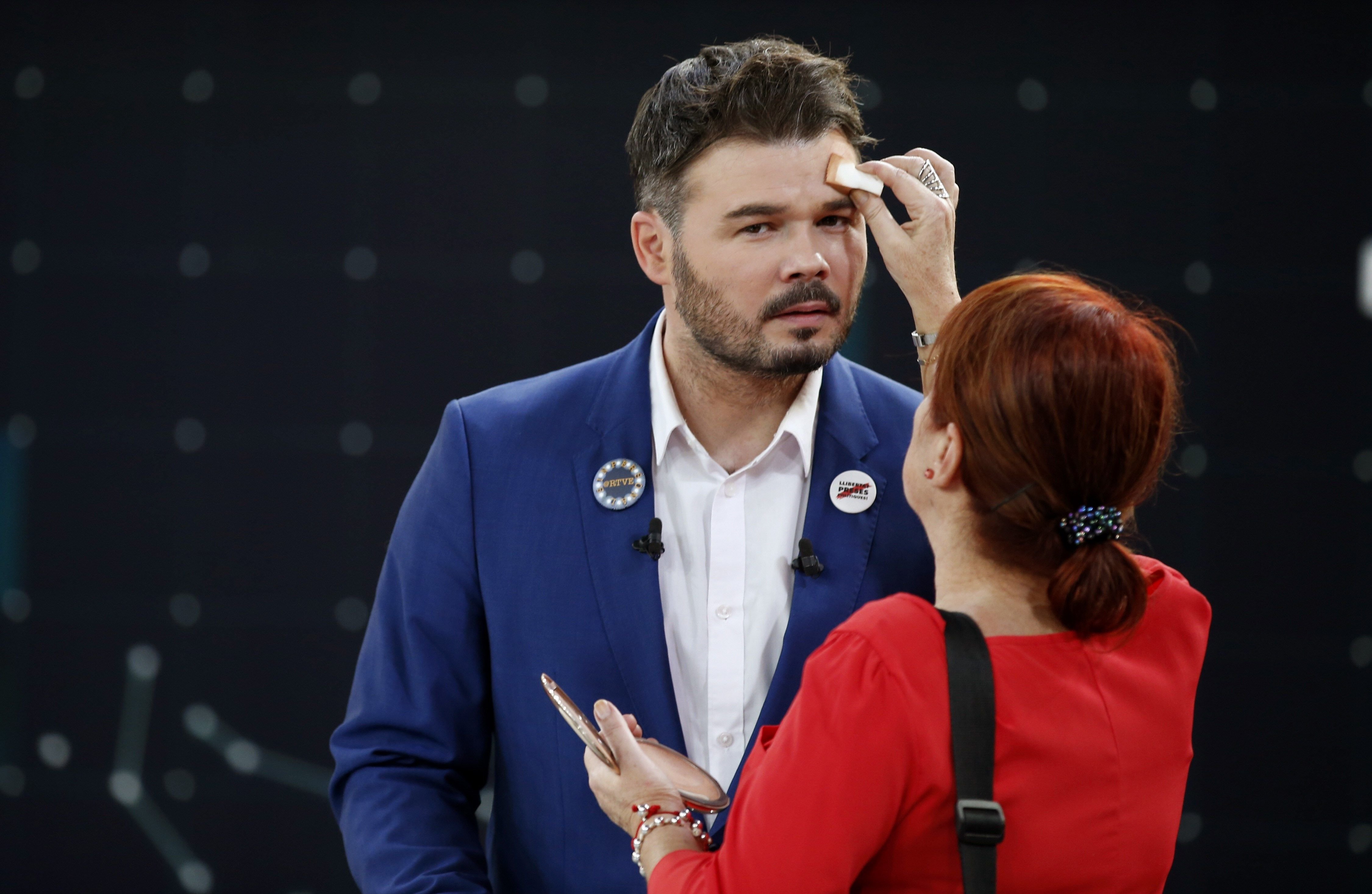 Rufián ERC debat TVE eleccions generals EFE Rufián ERC debat TVE eleccions generals EFE