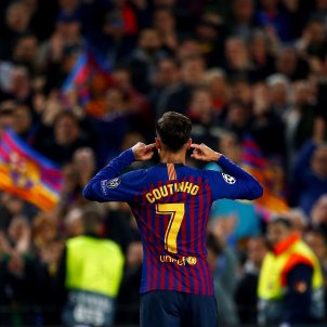Coutinho Gol Orelles Barça United EFE Coutinho Gol Orelles Barça United EFE