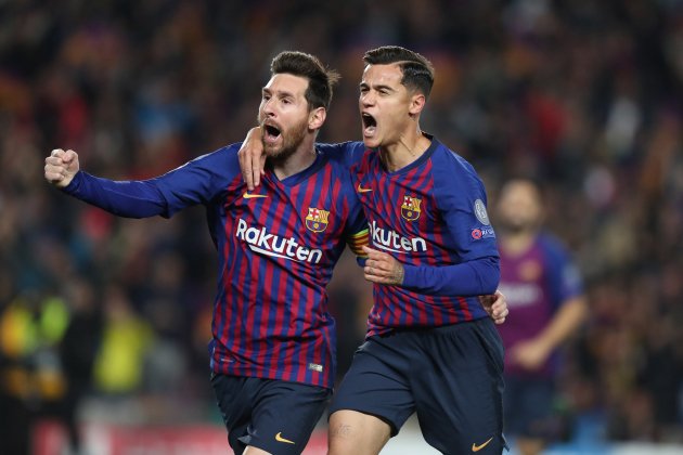 Messi Coutinho Barça Manchester United Champions Europapress