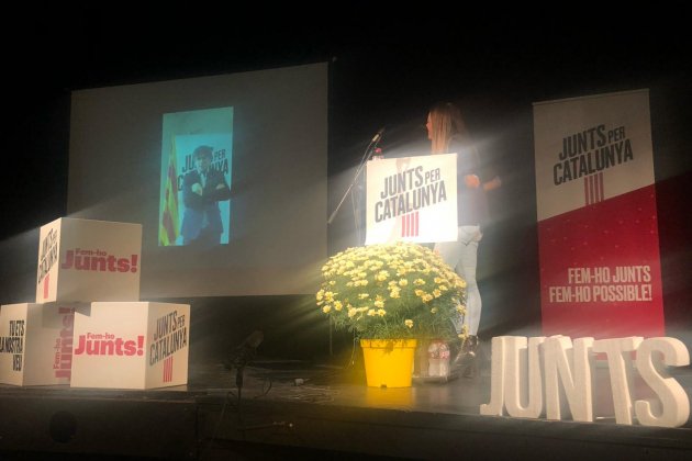 ELNACIONAL Acto JxCat Mataró intervención Puigdemont - Marina Fernàndez