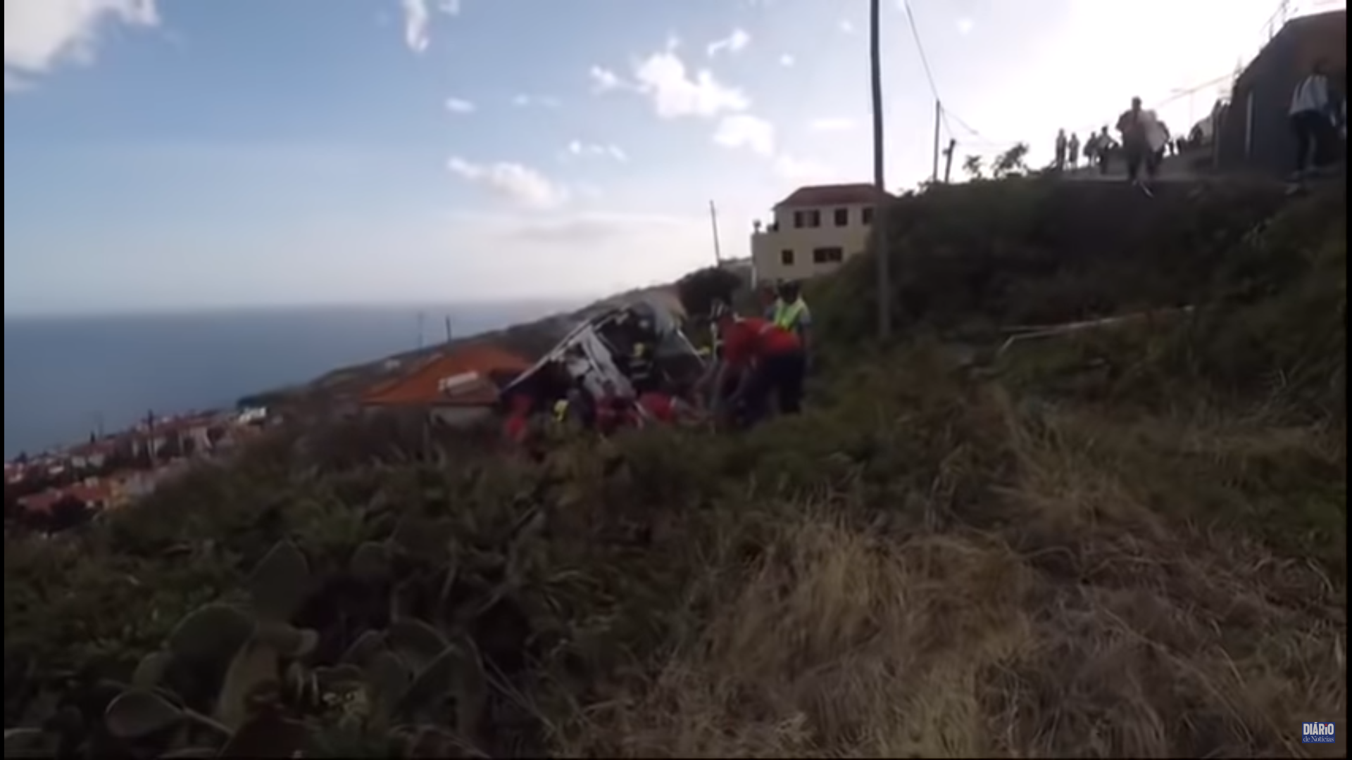 Tragedia por el accidente mortal de un autobús en Maderia