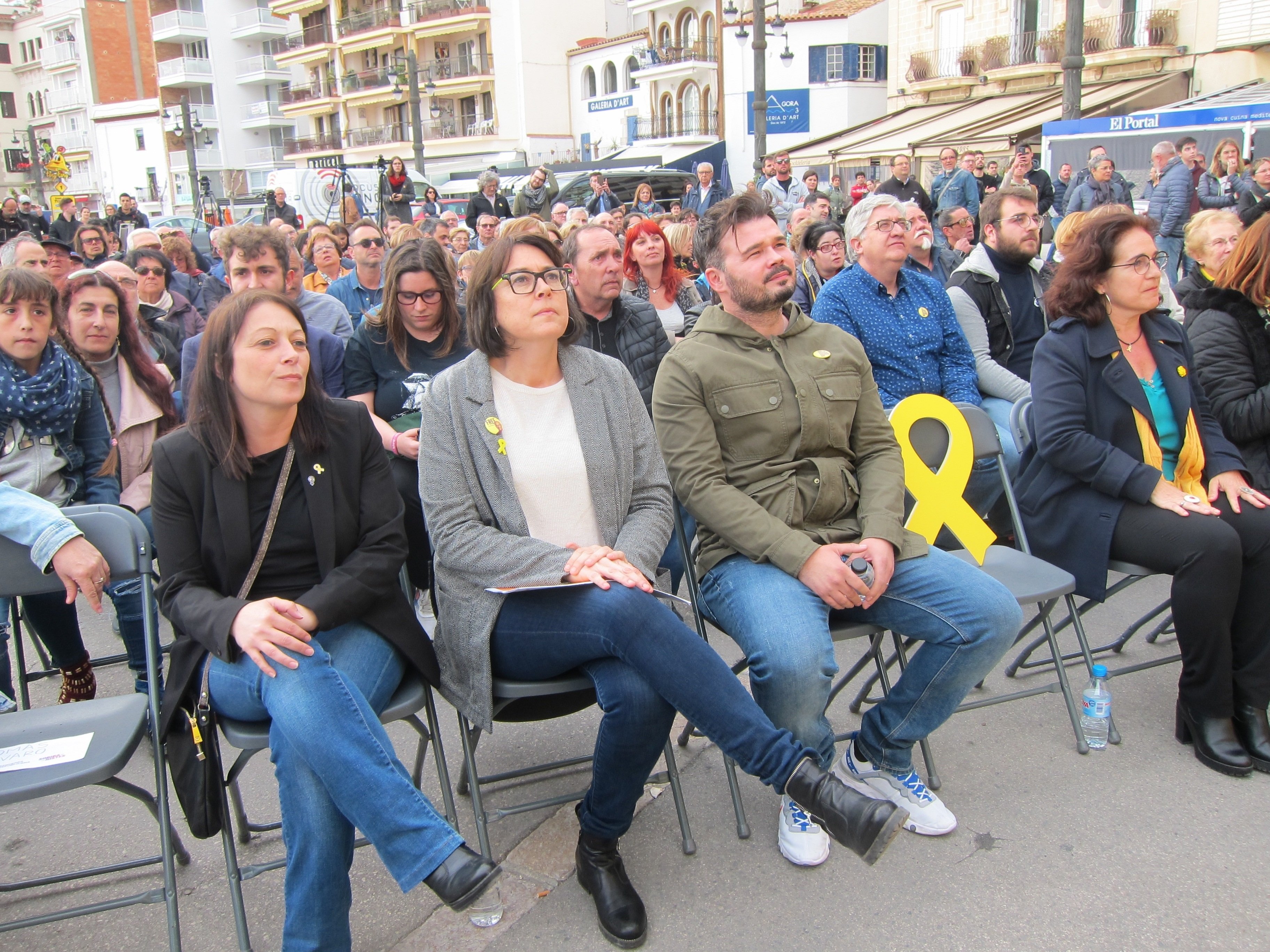 Rufián: "Vox només és Cs a les quatre de la matinada"