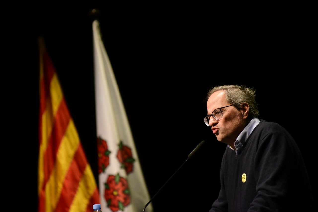 Torra emplaza a los partidos independentistas a "reconstruir la unidad"