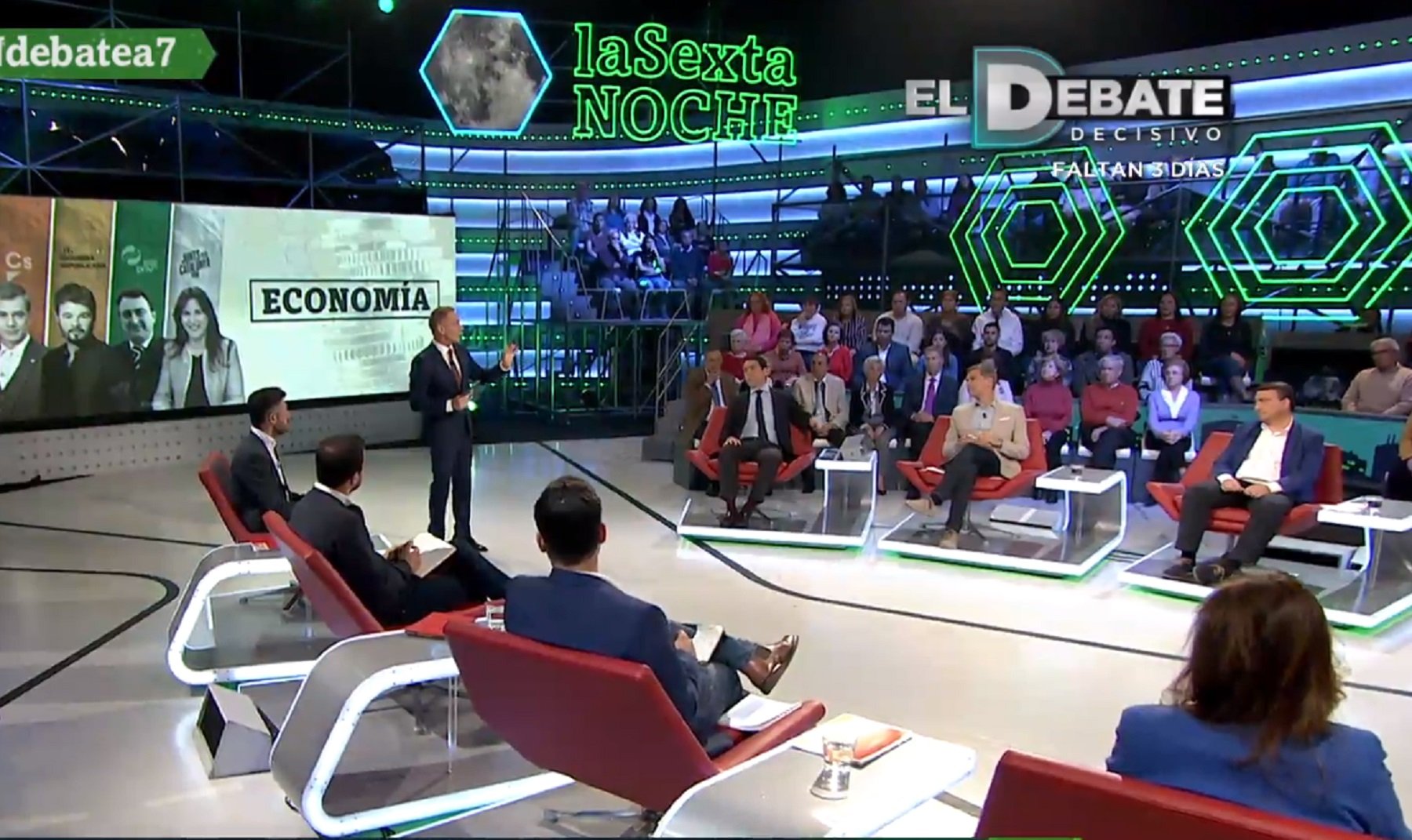 Debat a 7 a 'La Sexta Noche'
