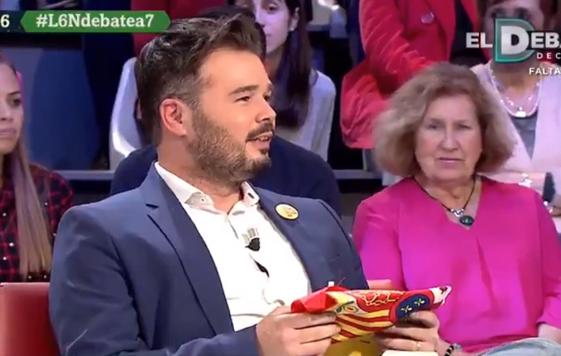 Rufián, al PP: "Lo que es malo no es votar, es hostiar"