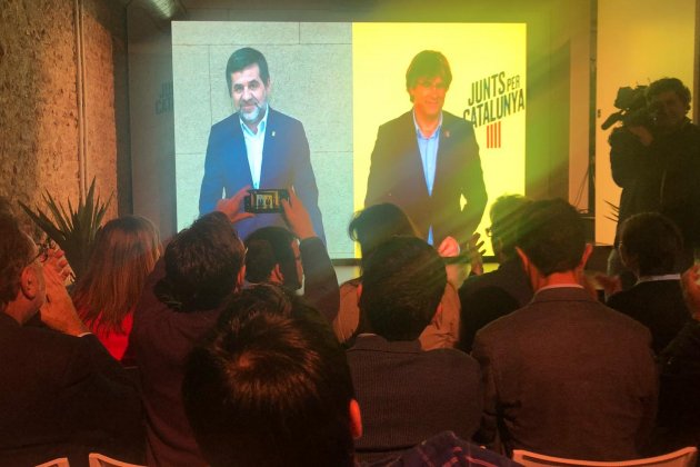 ELNACIONAL acte jxcat jordi sanchez carles puigdemont marina fernandez Marina Fernández