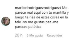 comentario paz padilla mantilla 6 @telecinco