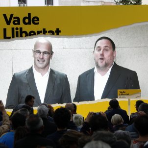 Romeva i Junqueras miting Cambrils campanya 28-A - ACN Romeva i Junqueras miting Cambrils campanya 28-A - ACN