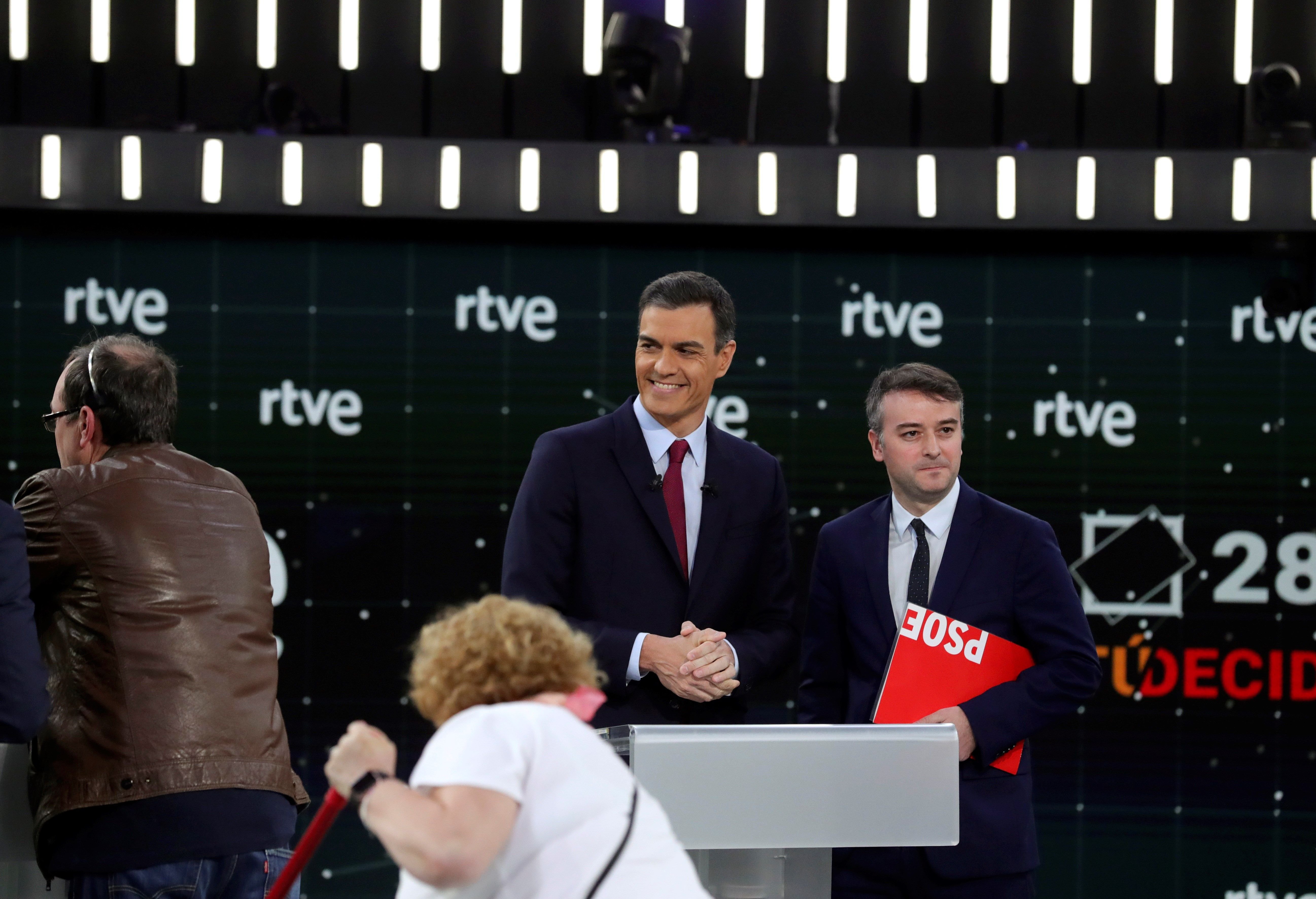 Avalancha de críticas en el debate de TVE por la ausencia de los partidos catalanes
