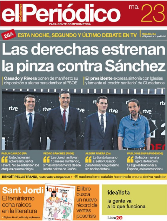 EL PERIODICO 23 ABRIL