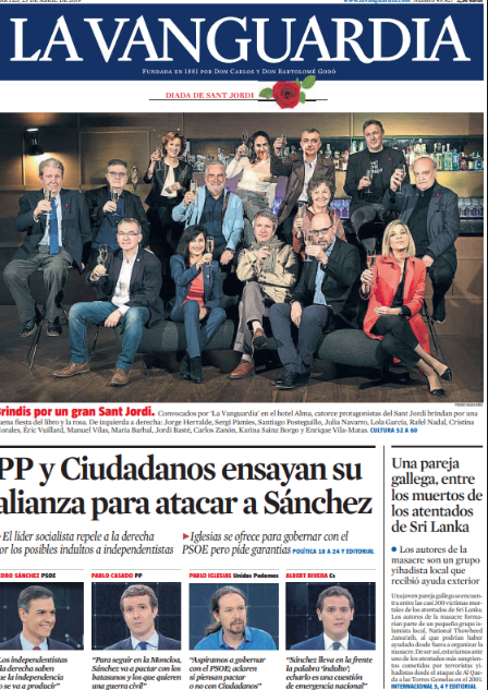 LA VANGUARDIA 23 ABRIL