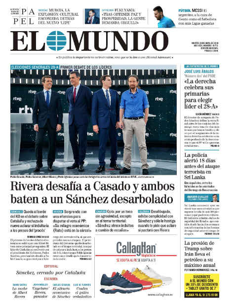 EL MUNDO 23 ABRIL