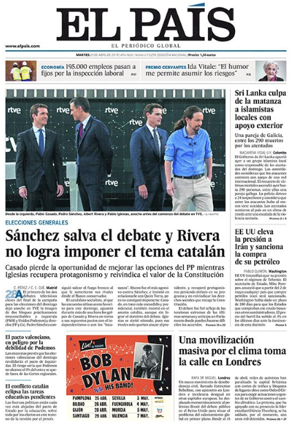 EL PAIS 23 abril