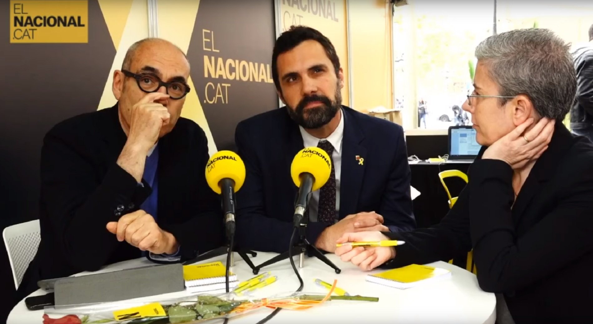 Torrent define su vida como presidente del Parlament: "Intensa y agradecida"