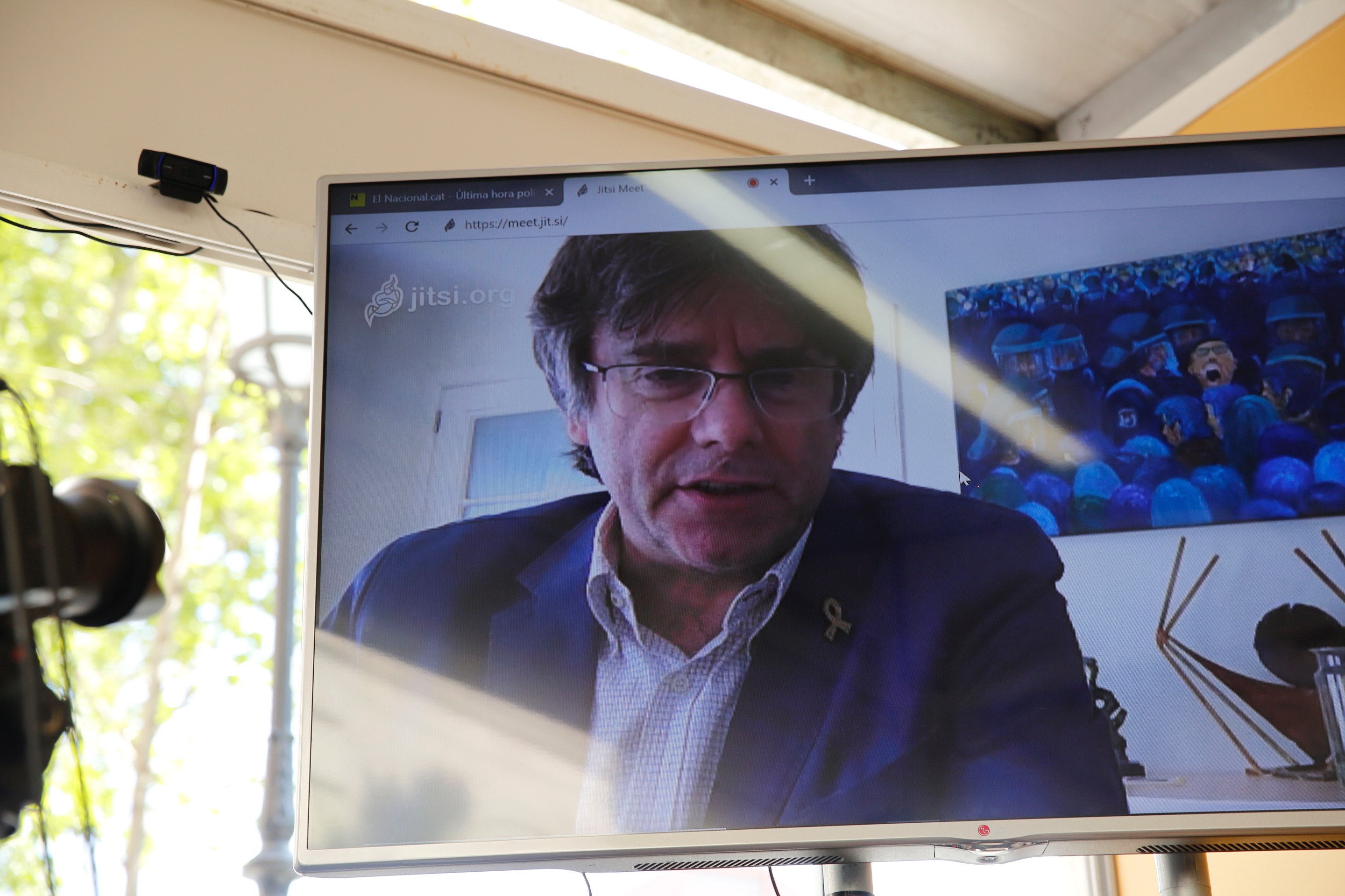 Puigdemont: "La represión no acabará hasta que cambiemos de Estado"