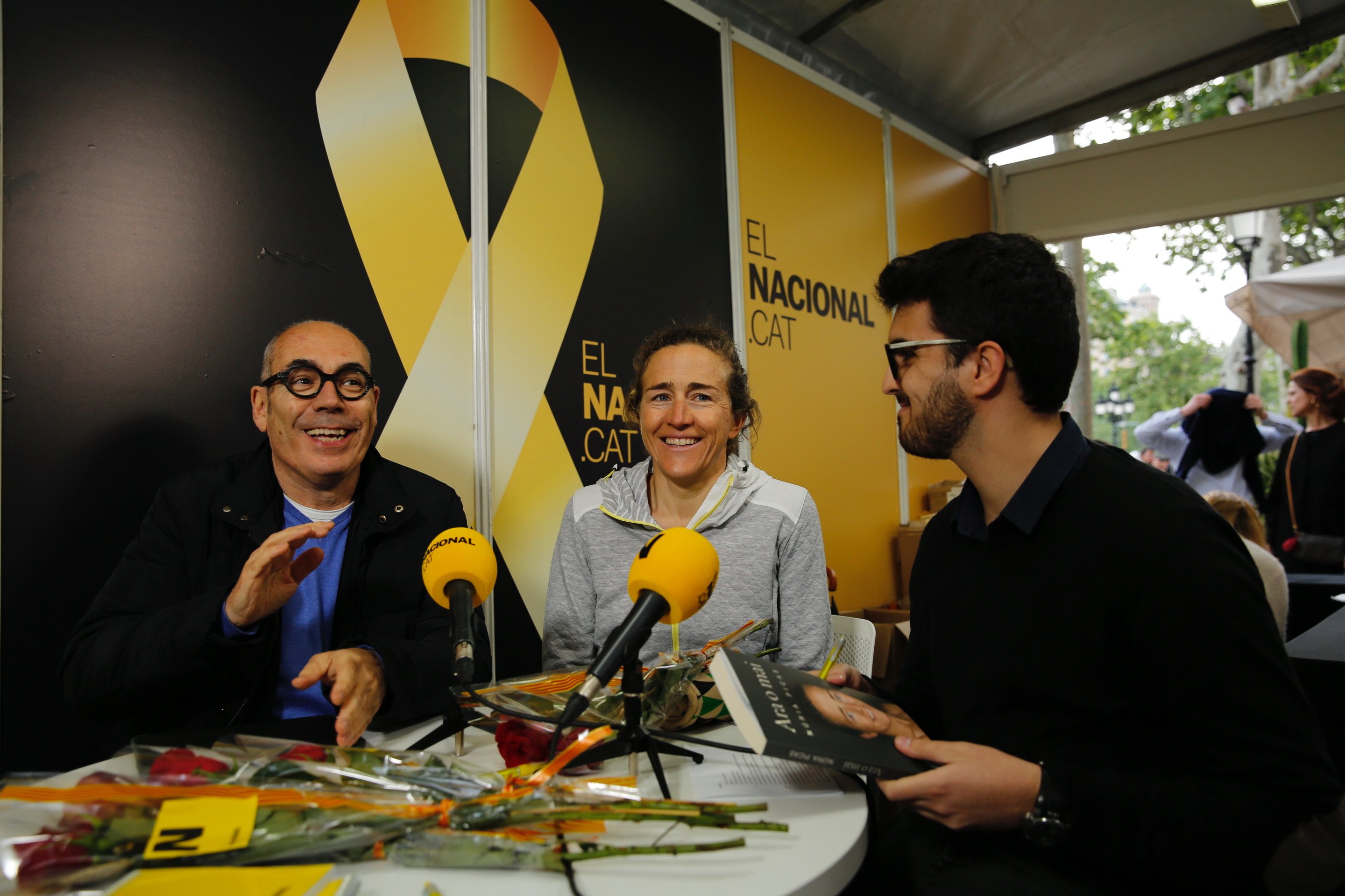 Núria Picas: "Porto els presos al cor, és molt trist que visquin un segon Sant Jordi a la presó"