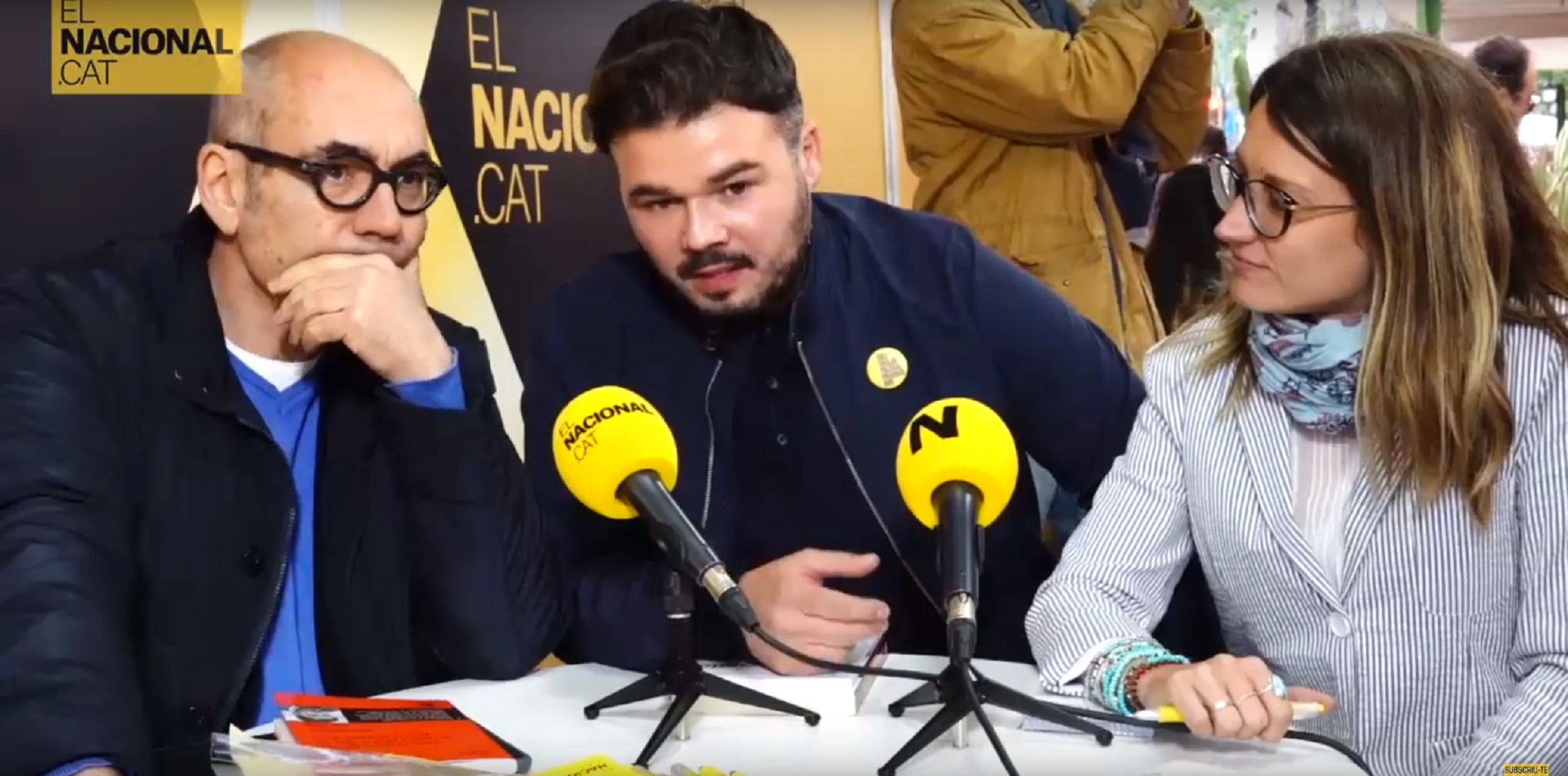 Rufián, a 'ElNacional.cat': "Hi ha coses que un portaveu no pot fer"