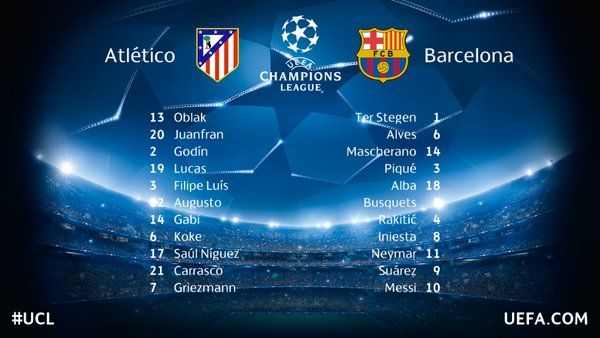 Champions Atletico Barça