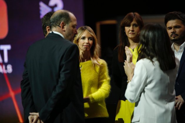 Borràs Cayetana groc debat tv3 - Sergi Alcàzar