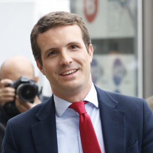 Pablo CAsado PP acte barcelona eleccions 28a - ACN Pablo CAsado PP acte barcelona eleccions 28a - ACN
