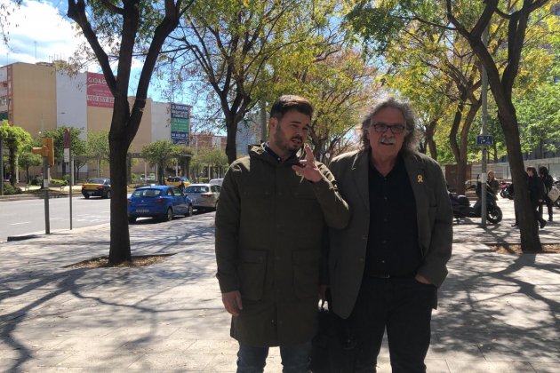 Gabrile Rufián Joan Tardà ciutat justicia - Cèlia Forment Gabrile Rufián Joan Tardà ciutat justicia - Cèlia Forment