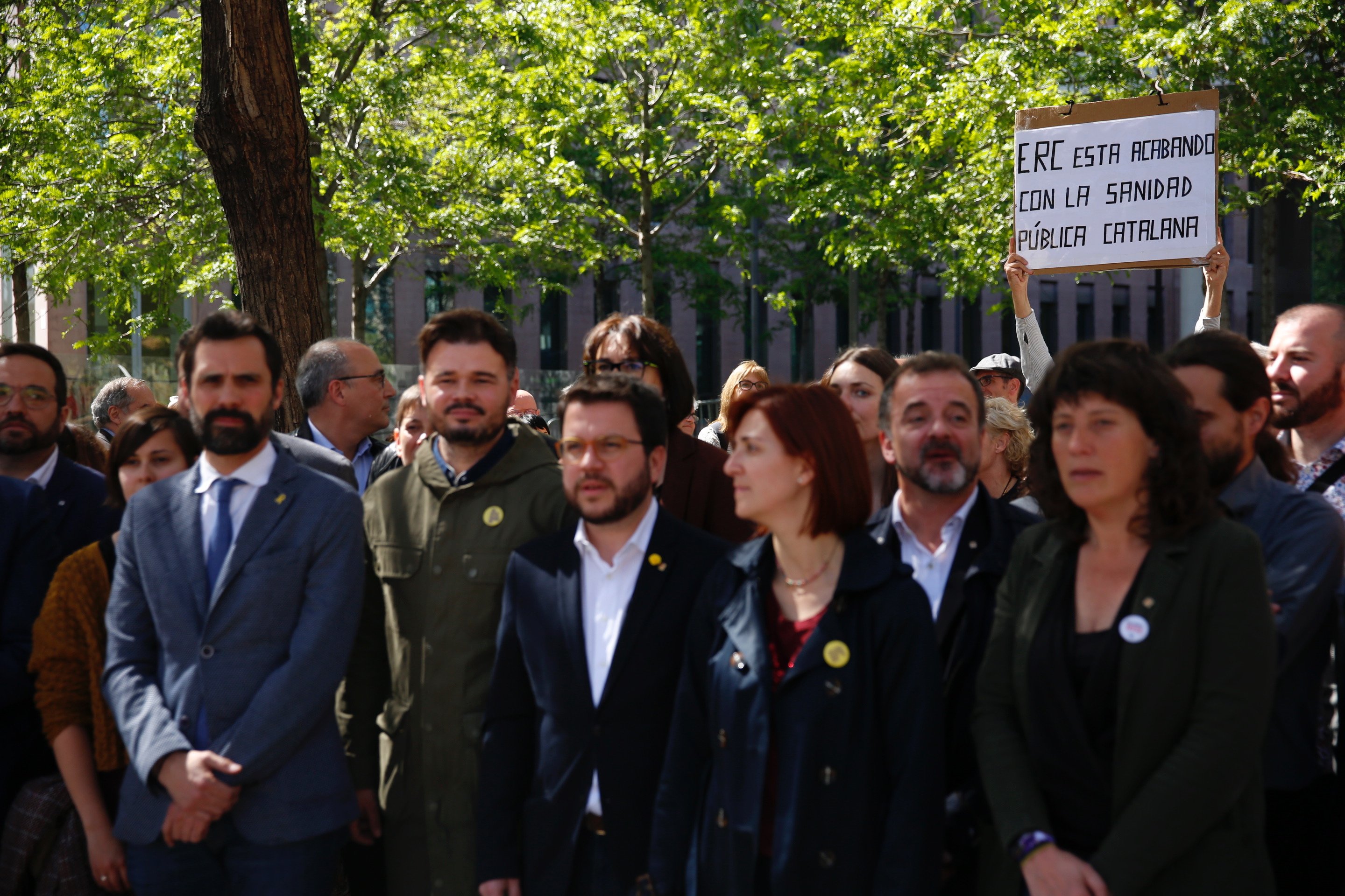 Aragonès: "Volen fer pagar a 30 persones el que vam aconseguir més de 2 milions l'1-O"