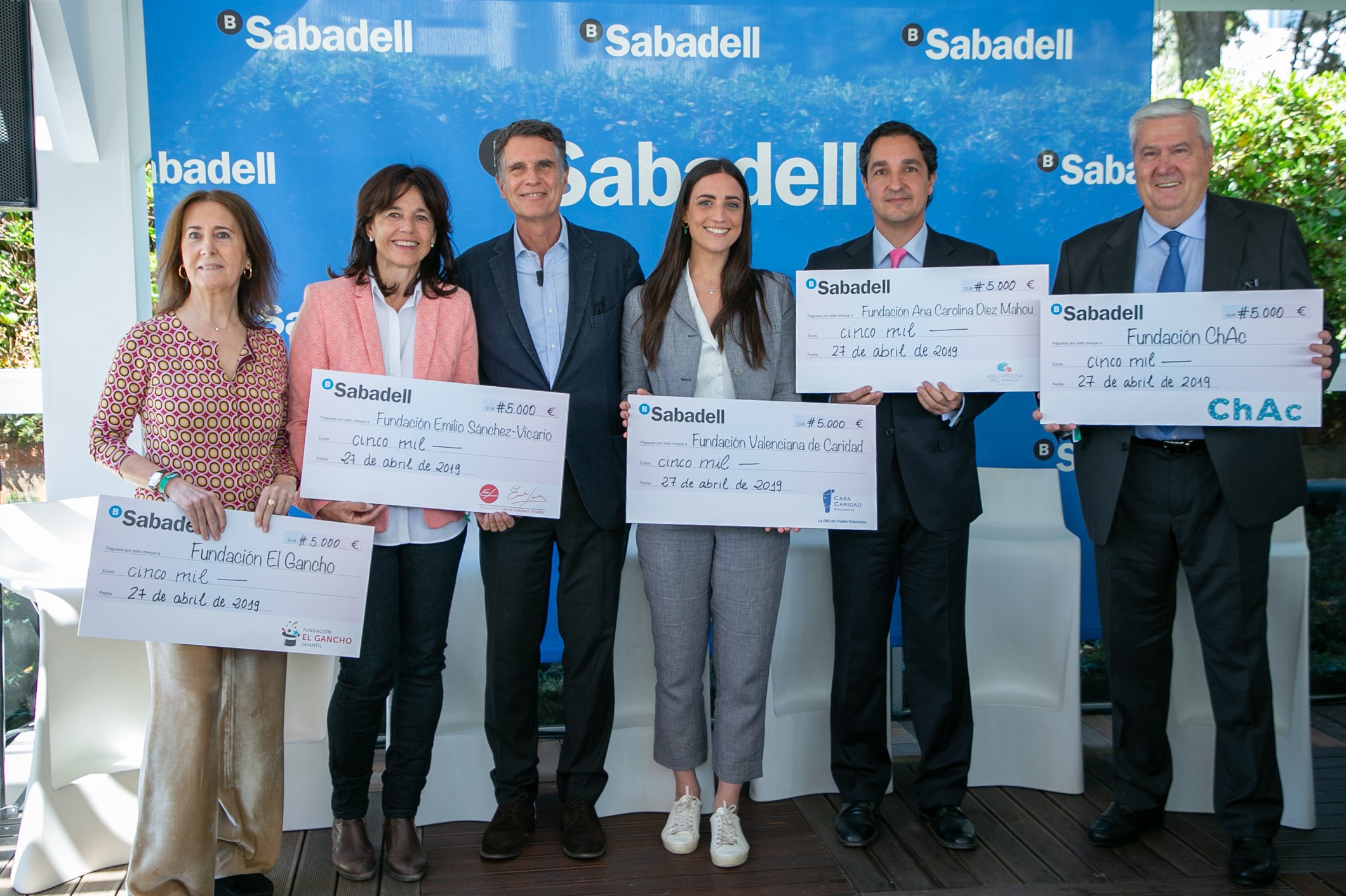 El Banco Sabadell recapta 25.000 euros gracias a la iniciativa Aces Solidarios