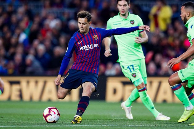 Coutinho Barça Llevant Lliga Santander @FCBarcelona