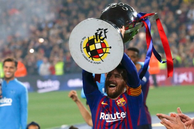 Messi Trofeu Lliga EFE