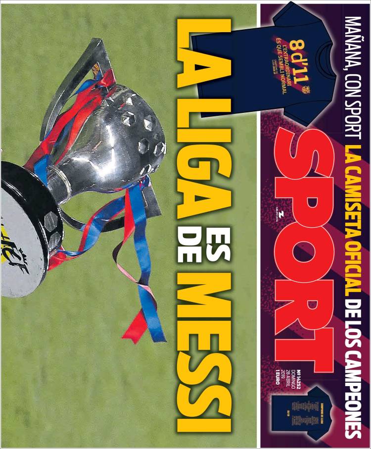 Sport Portada 28 04 2019 Sport Portada 28 04 2019