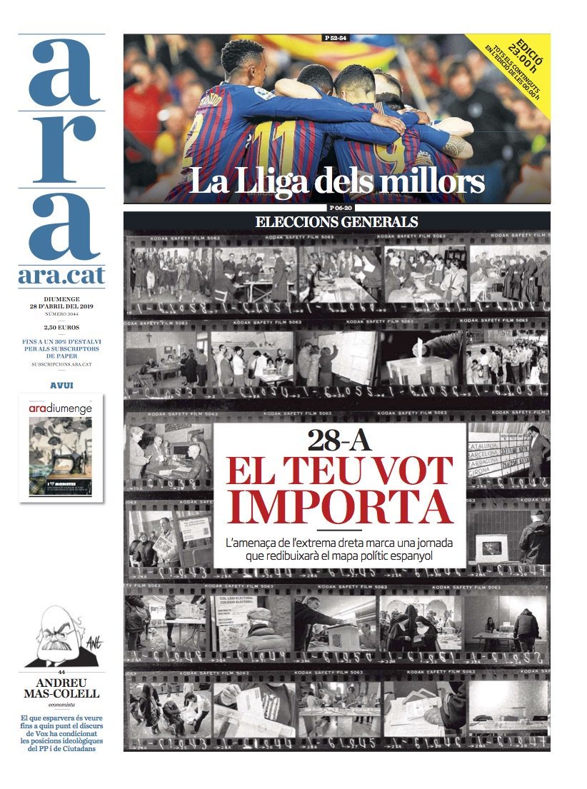 Ahora Portada 28 04 2019 Ahora Portada 28 04 2019