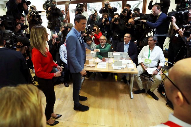 pedro sanchez vota 28a efe