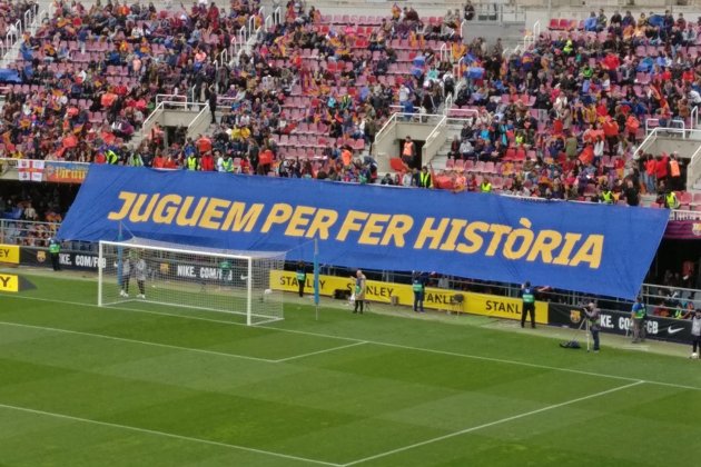 Barca Femeni Miniestadi Champions Bayern Albert Malla Barca Femeni Miniestadi Champions Bayern Albert Malla