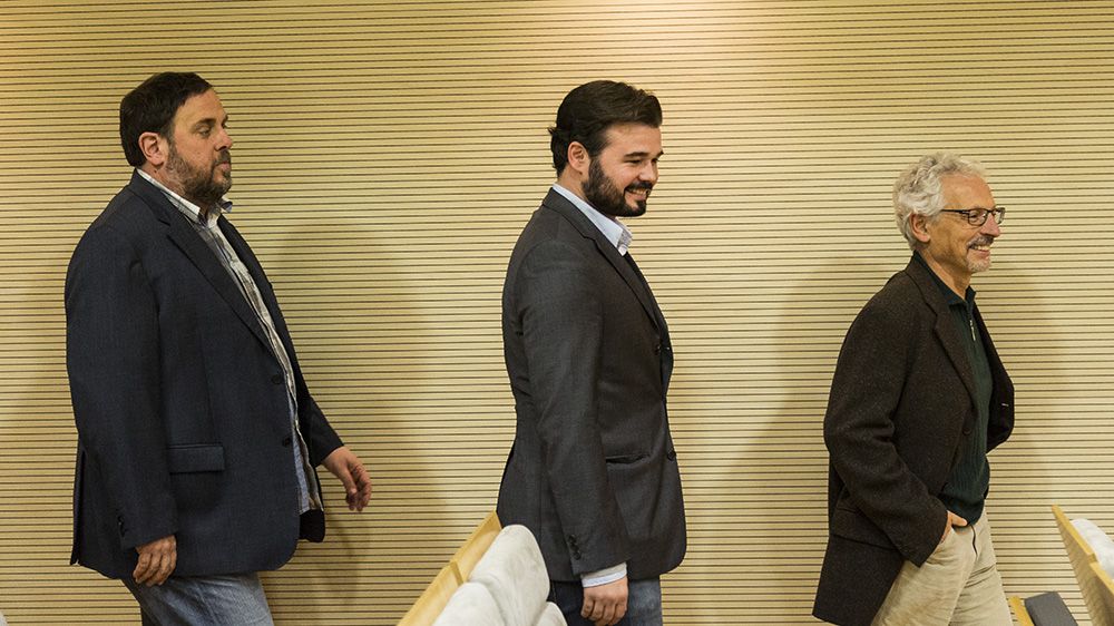 Junqueras discrepa de Mas sobre el referèndum de Podem