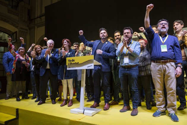 ERC Noche electoral Celebracio Rufian Torrent Tarde Aragones Maragall Telechea elecciones generales 2019 SergiAlcàzar05