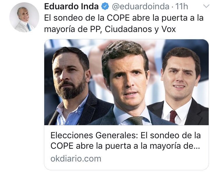 tuit inda pp ciudadanos vox