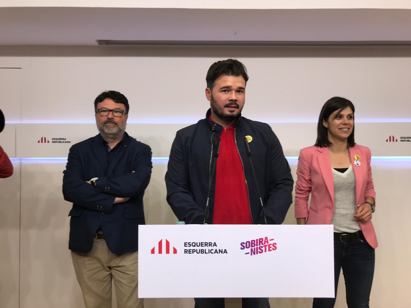 ERC avisa Sánchez que la victòria independentista l'"obliga" a negociar