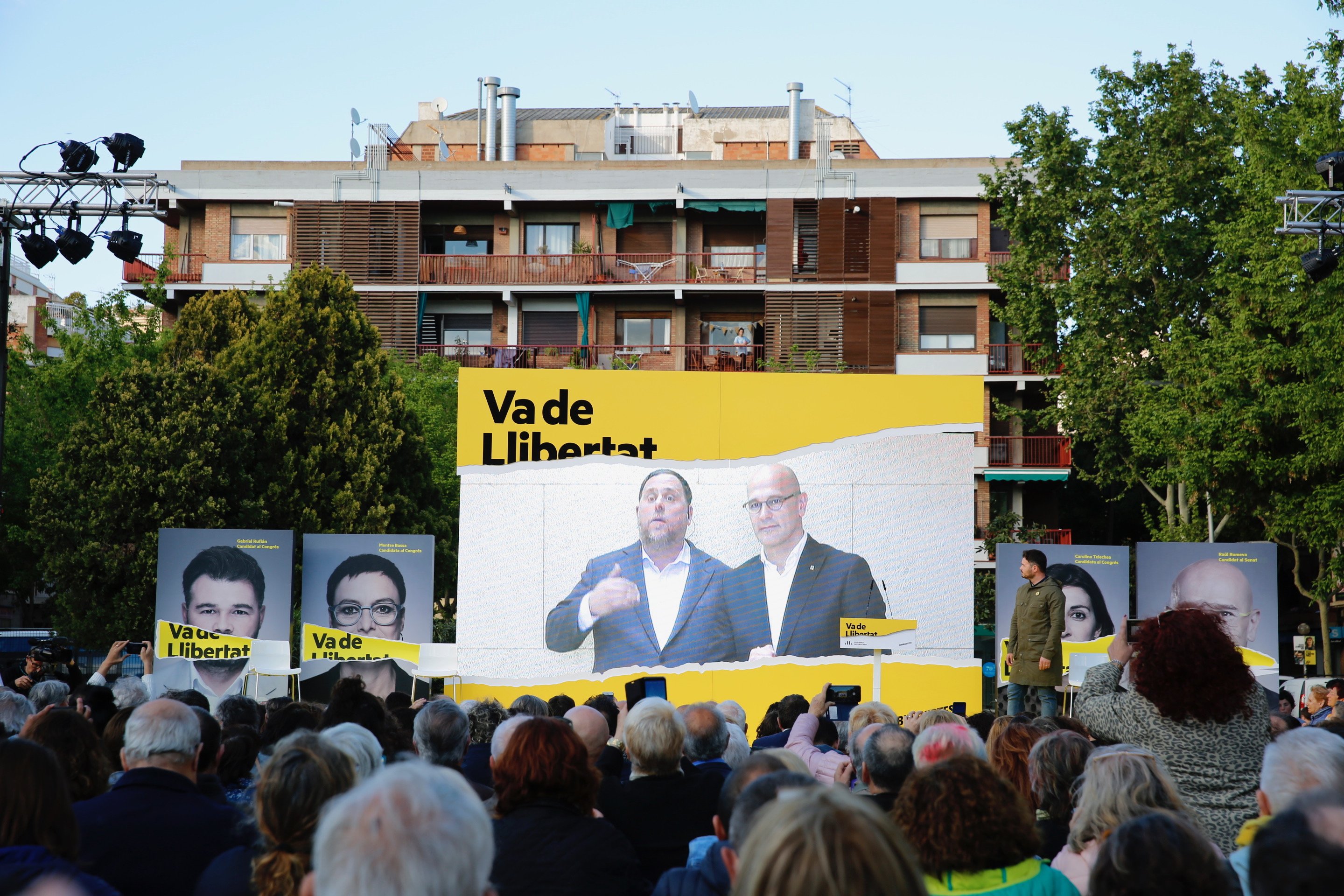 La campaña de Junqueras para el 28-A, en la élite del diseño