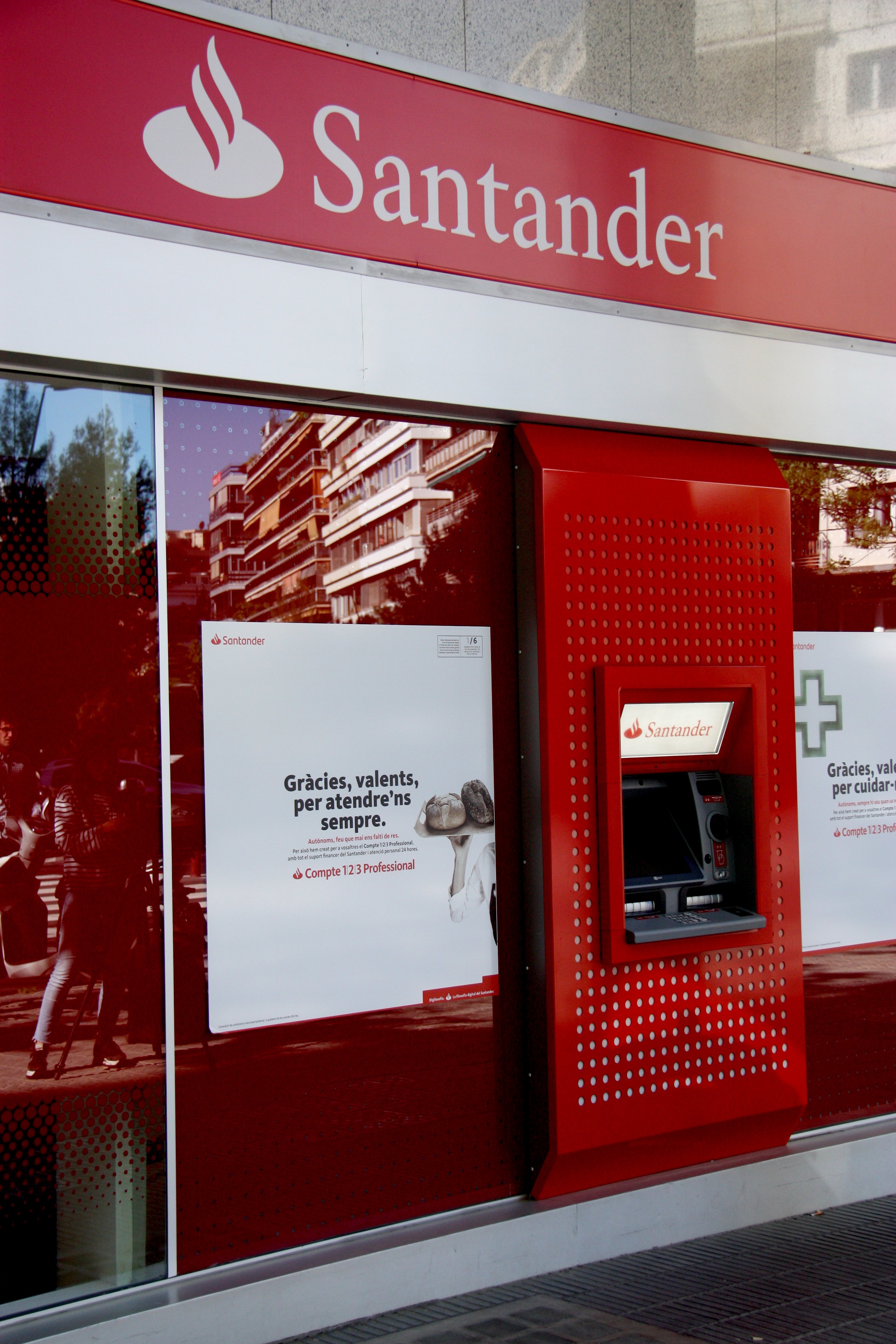 El Santander gana 1.840 millones de euros en el primer trimestre