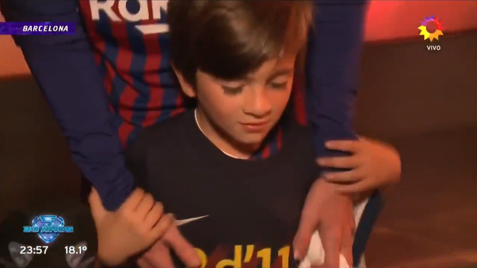 L'emotiva resposta dels nens argentins al fill de Messi: "Estimem el teu pare"
