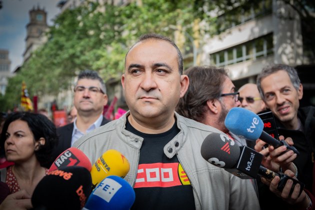 Javier PAcheco declaracions manifestació 1 De Mayo - Europapress Javier PAcheco declaracions manifestació 1 De Mayo - Europapress