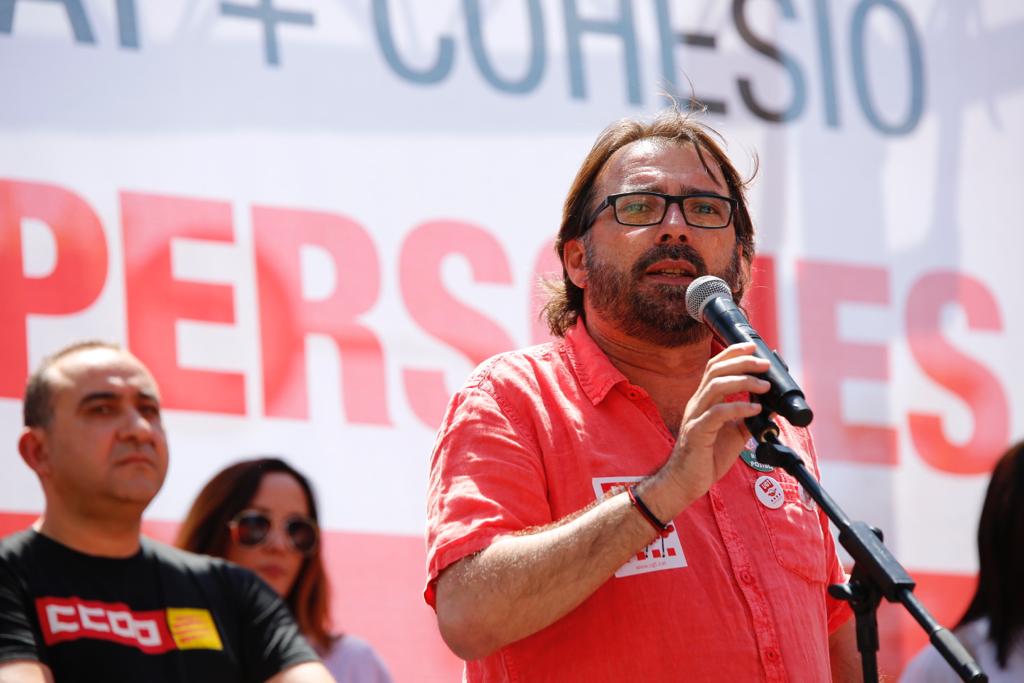 UGT anima a participar a la manifestació de dissabte sota el lema "Llibertat"