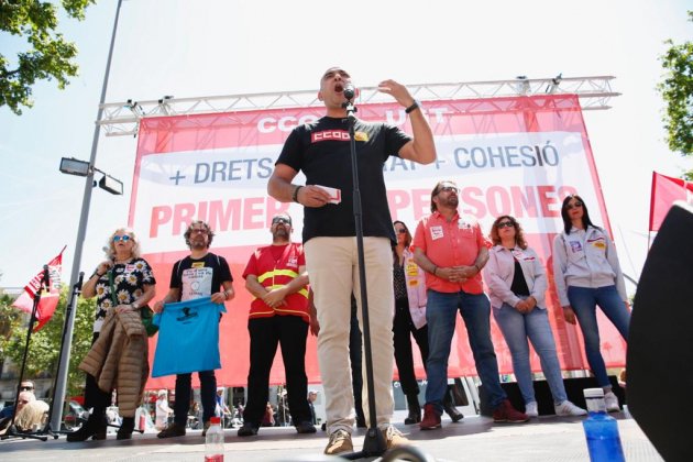 ELNACIONAL Javier Pacheco CCOO manifestacio 1 maig Barcelona - Sergi Alcàzar ELNACIONAL Javier Pacheco CCOO manifestacio 1 maig Barcelona - Sergi Alcàzar